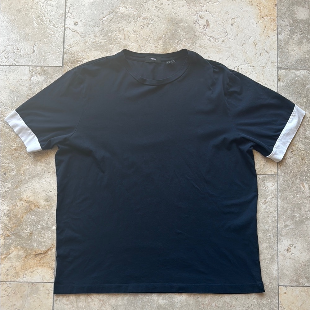 Men's Black and White T-Shirt